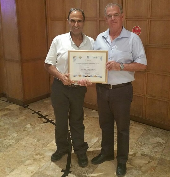        ראש המועצה רני אידן וגזבר המועצה מנשה דוד