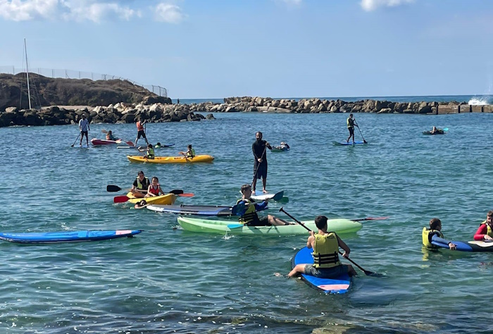 פעילות הפגה בים