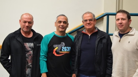 מימין: שגיא בן יואב, עוזר ראש המועצה, רני אידן, ראש המועצה