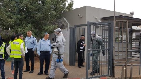 תרגיל לתרחישי דליפת חומרים מסוכנים נערך בפארק התעשות