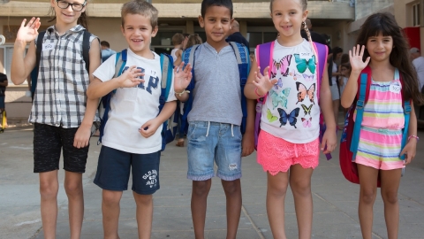פותחים את שנת הלימודים תשעח בבית הספר החדש במעברות
