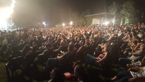 	הקהל. אלפי אנשים נהנו ממגוון הופעות ופעילויות