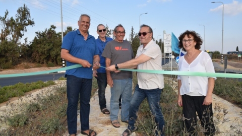 מעגל תנועה חדש בכניסה לעין החורש
